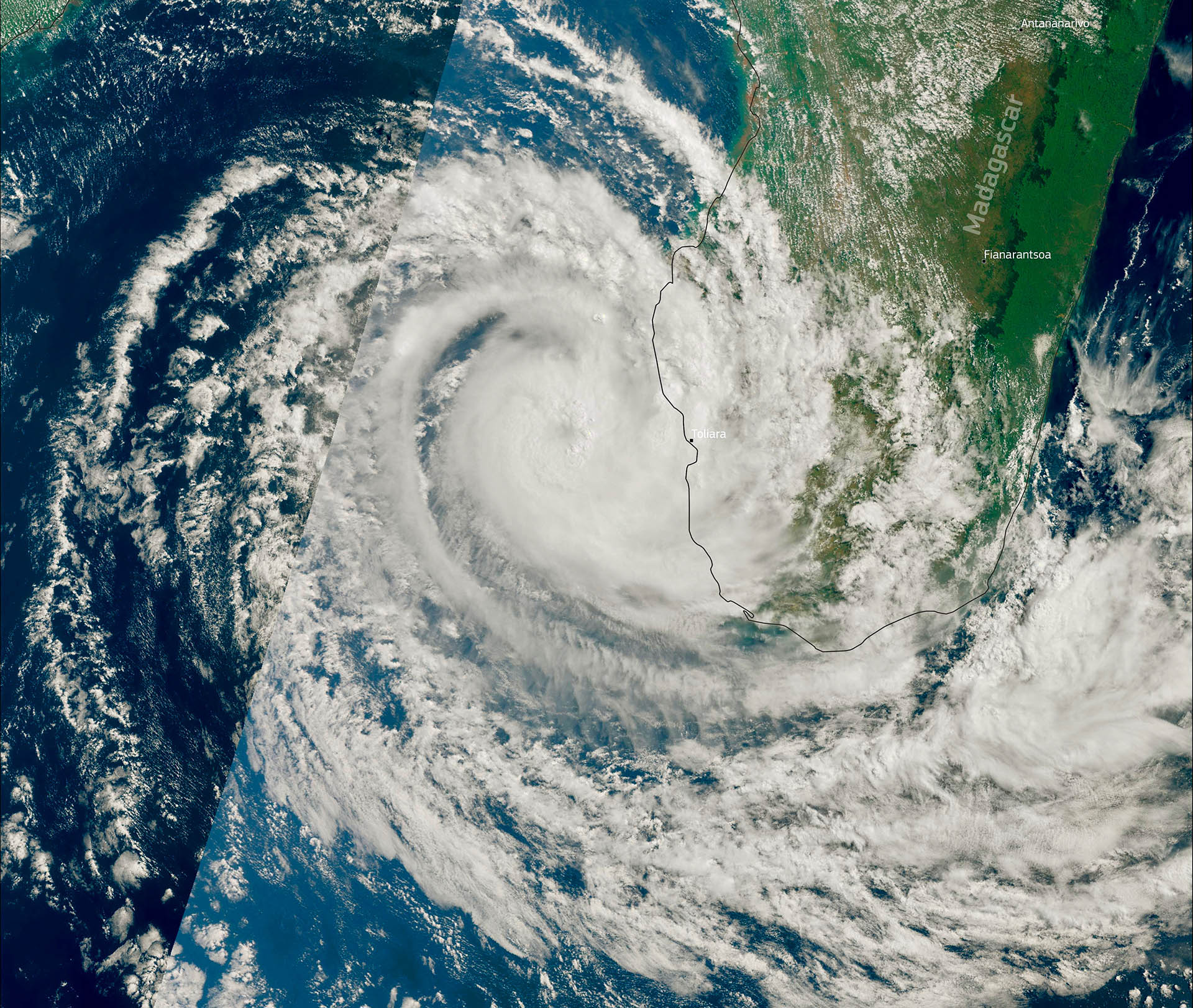 Freddy, a cyclone that hit Madagascar twice in early 2023.
