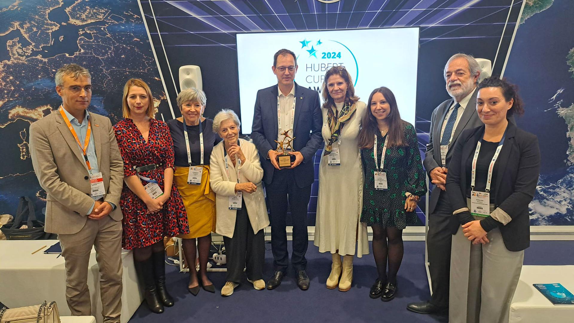 The Hubert Curien Award was presented to the SCO on 16 October 2024 at IAC Milan.